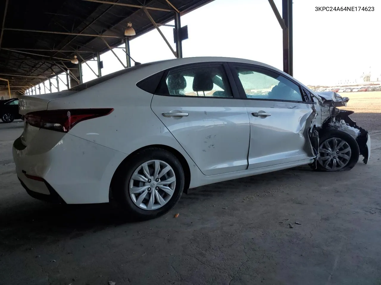 2022 Hyundai Accent Se VIN: 3KPC24A64NE174623 Lot: 52722574