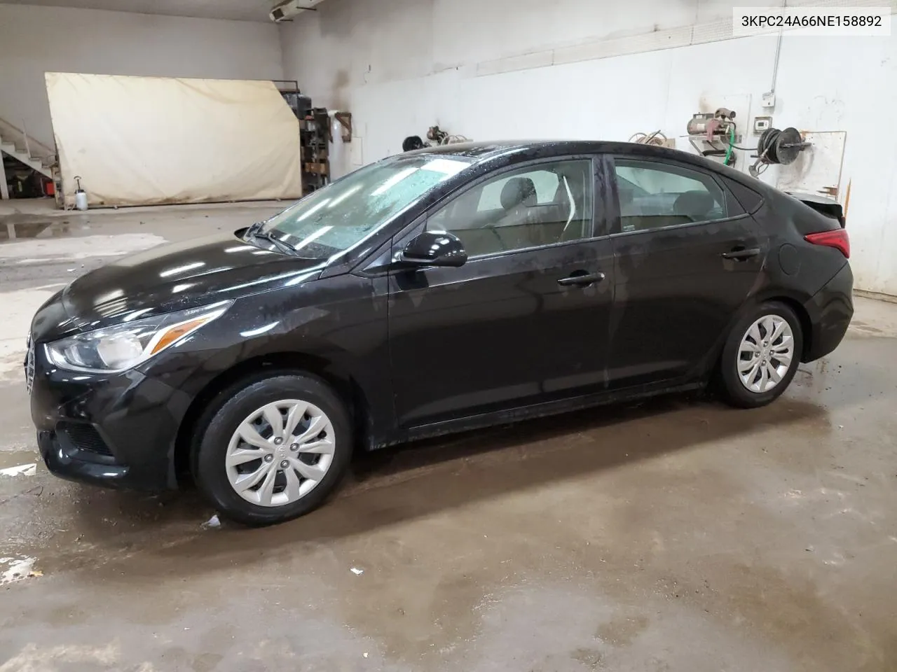 2022 Hyundai Accent Se VIN: 3KPC24A66NE158892 Lot: 53639374