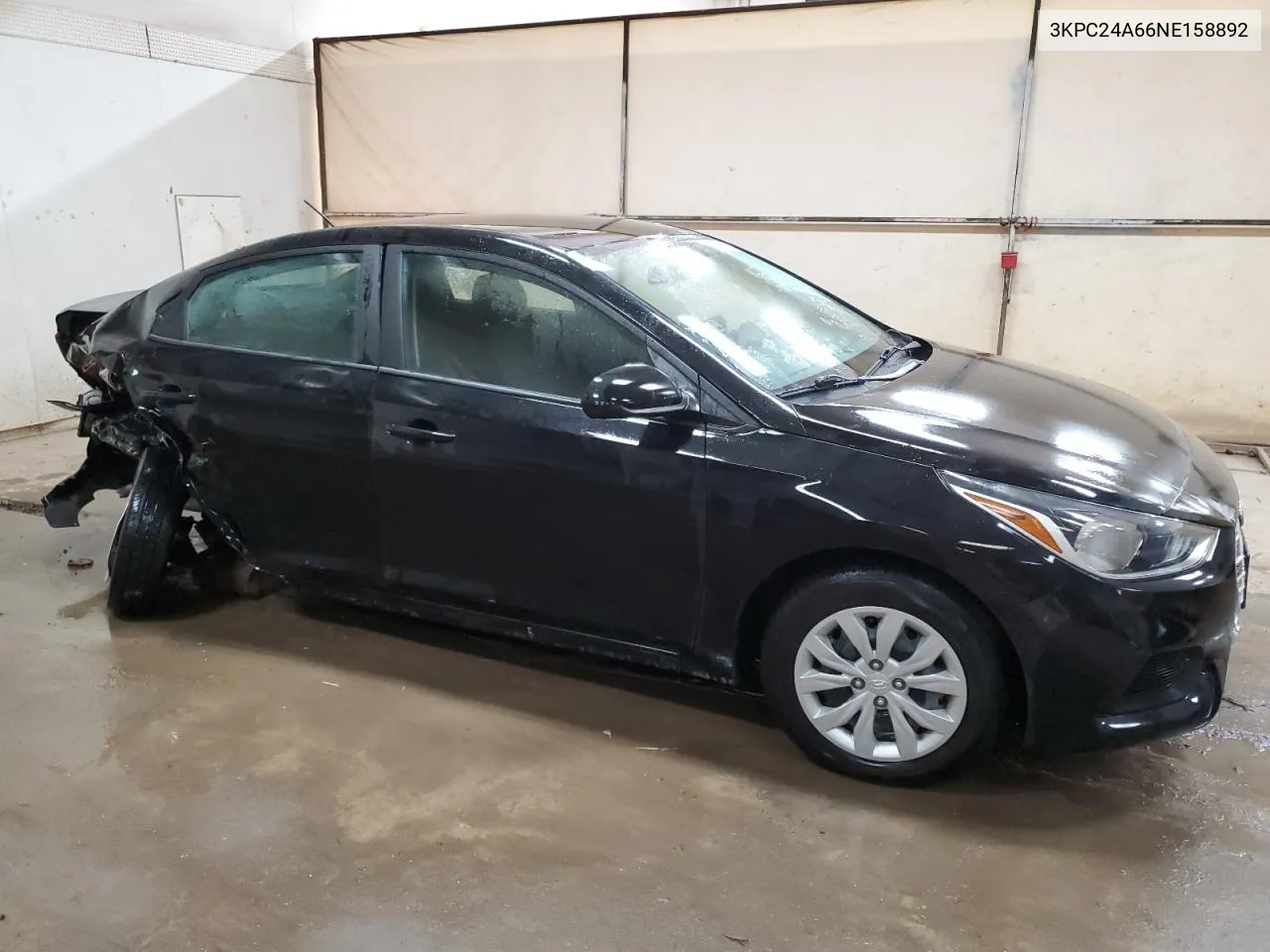 2022 Hyundai Accent Se VIN: 3KPC24A66NE158892 Lot: 53639374