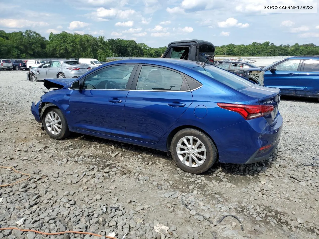 3KPC24A69NE178232 2022 Hyundai Accent Se