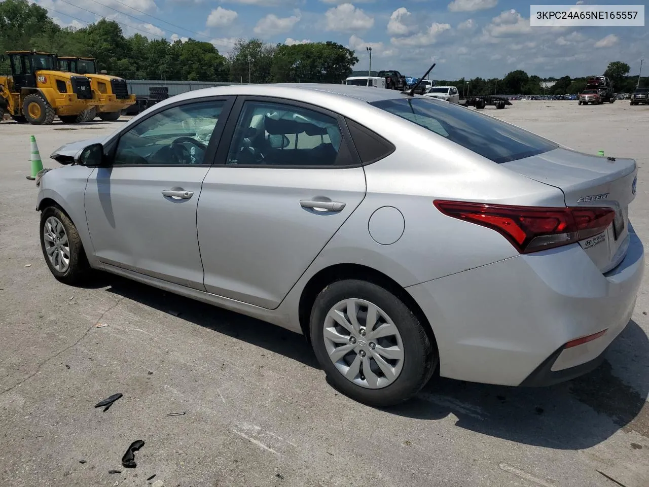 2022 Hyundai Accent Se VIN: 3KPC24A65NE165557 Lot: 60912254