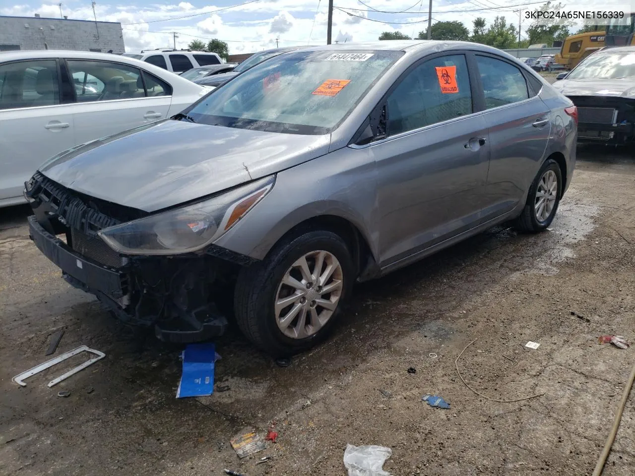 3KPC24A65NE156339 2022 Hyundai Accent Se