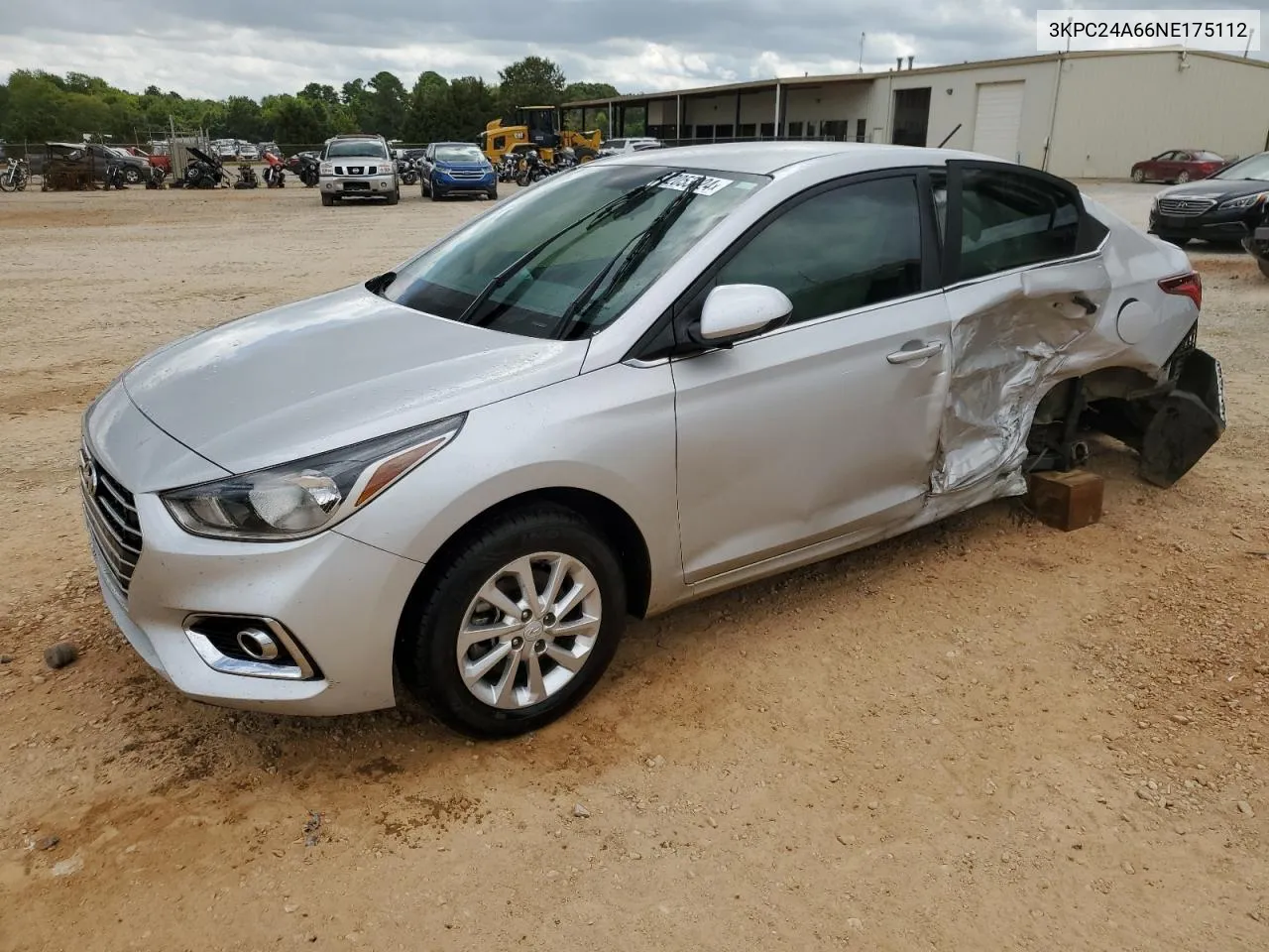 2022 Hyundai Accent Se VIN: 3KPC24A66NE175112 Lot: 62053124