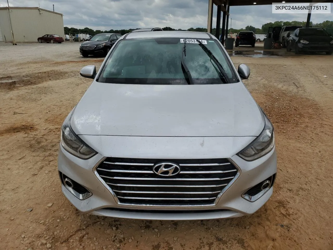 2022 Hyundai Accent Se VIN: 3KPC24A66NE175112 Lot: 62053124