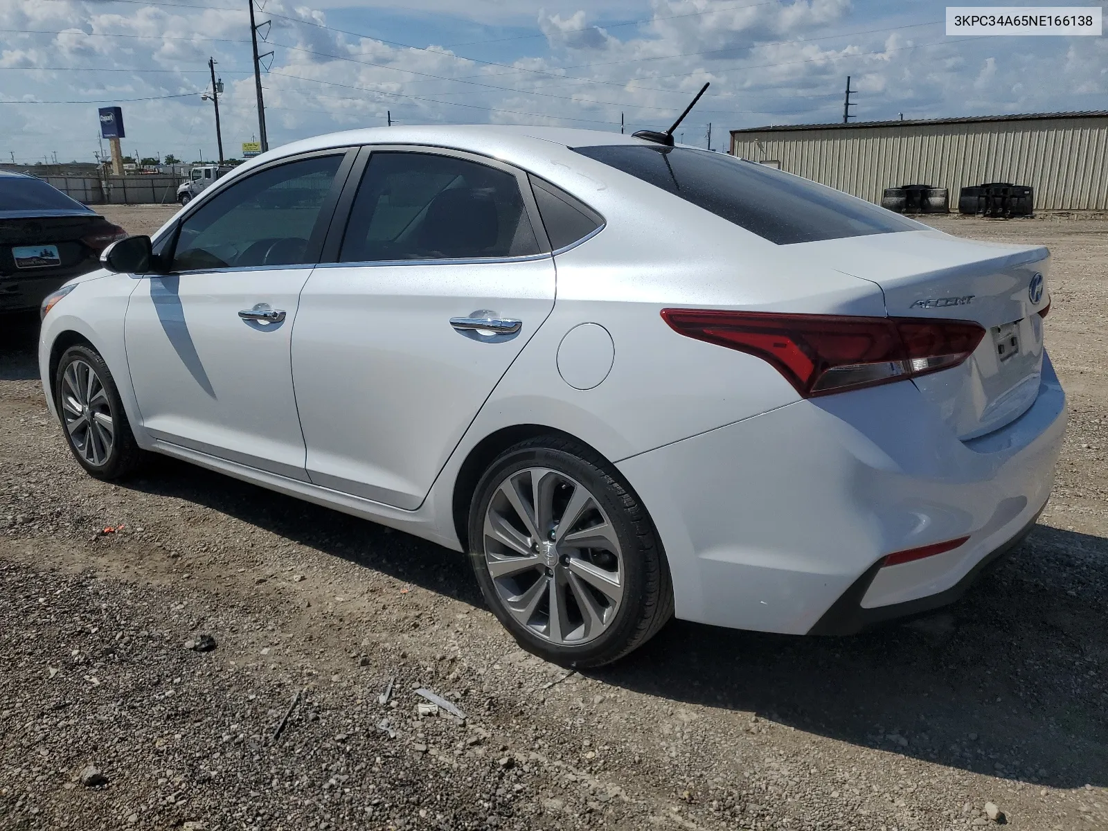 2022 Hyundai Accent Limited VIN: 3KPC34A65NE166138 Lot: 63074634