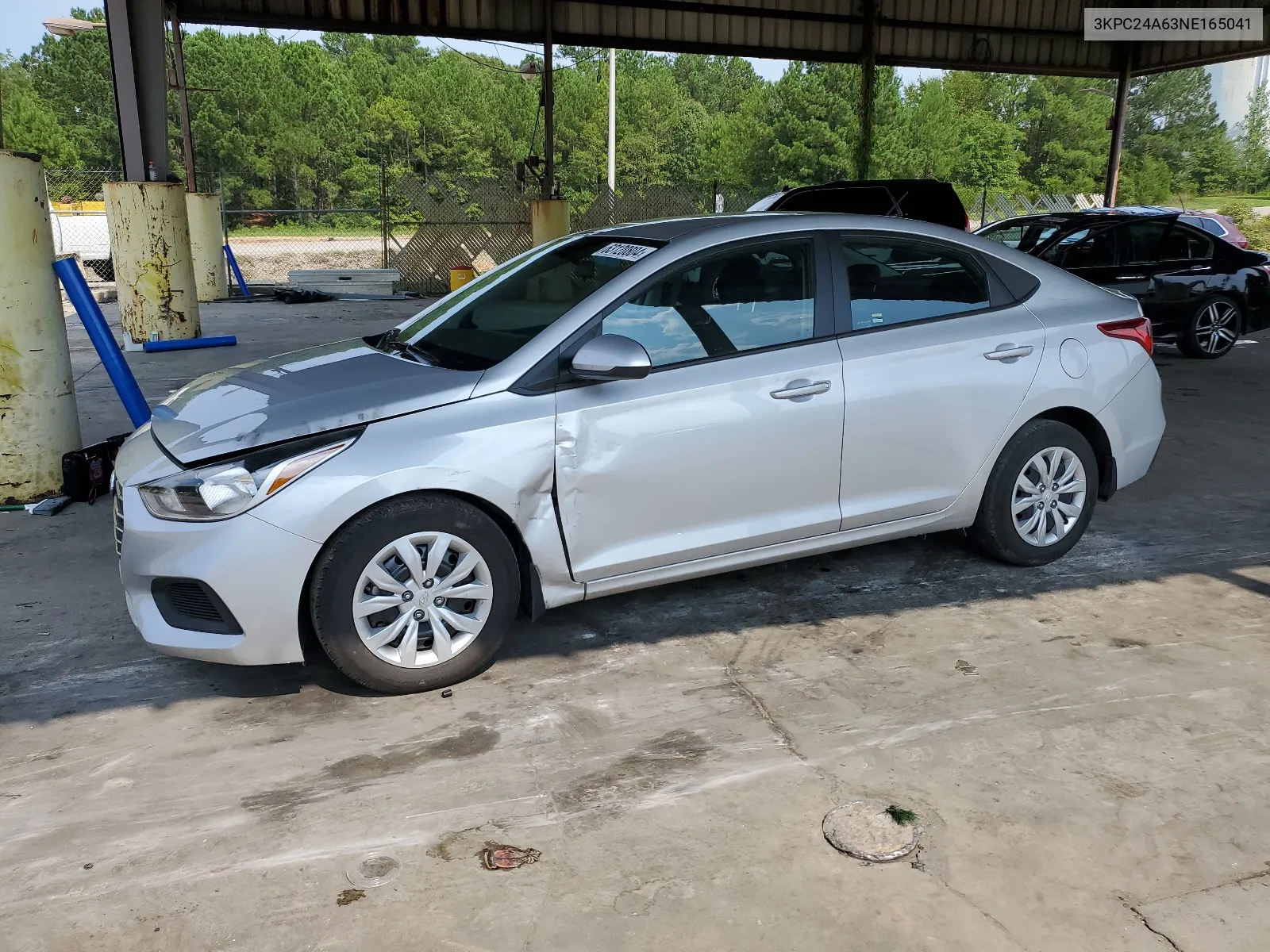 2022 Hyundai Accent Se VIN: 3KPC24A63NE165041 Lot: 63120804