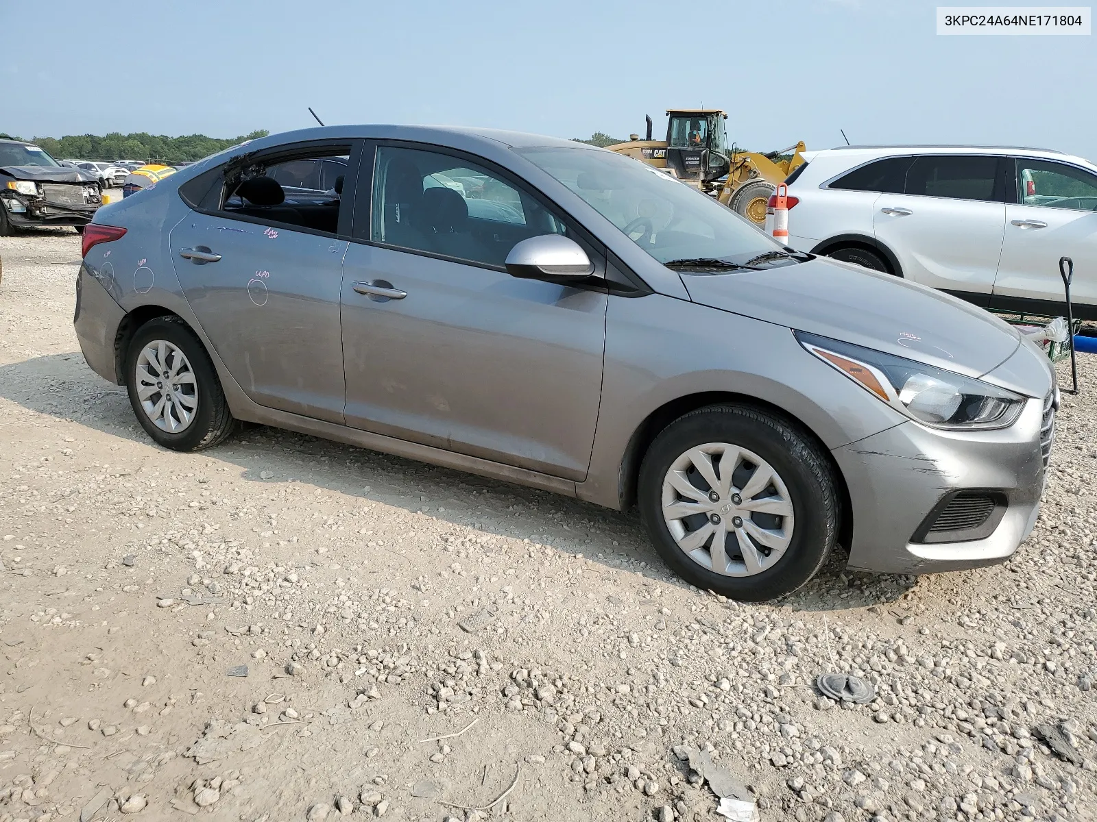 2022 Hyundai Accent Se VIN: 3KPC24A64NE171804 Lot: 64453234