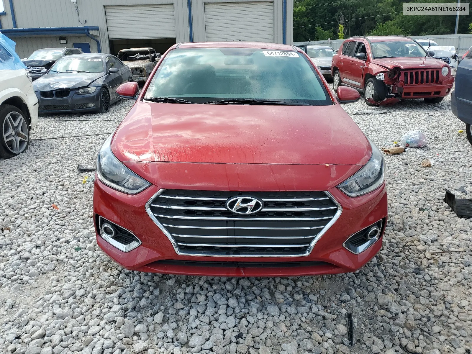 2022 Hyundai Accent Se VIN: 3KPC24A61NE166284 Lot: 64712804