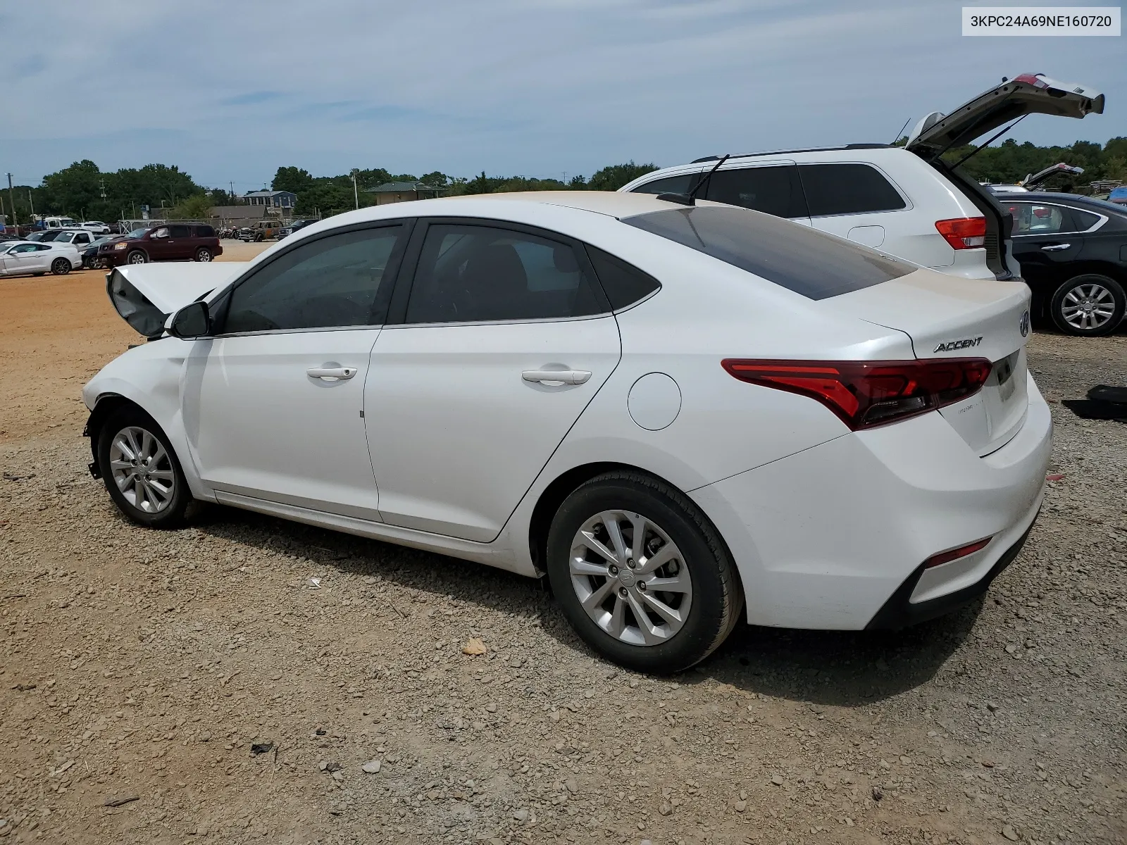 2022 Hyundai Accent Se VIN: 3KPC24A69NE160720 Lot: 67072724