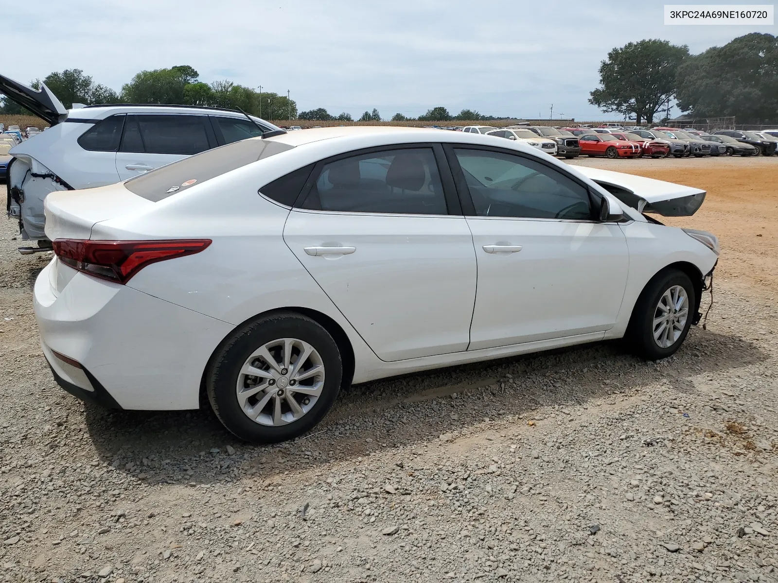 2022 Hyundai Accent Se VIN: 3KPC24A69NE160720 Lot: 67072724