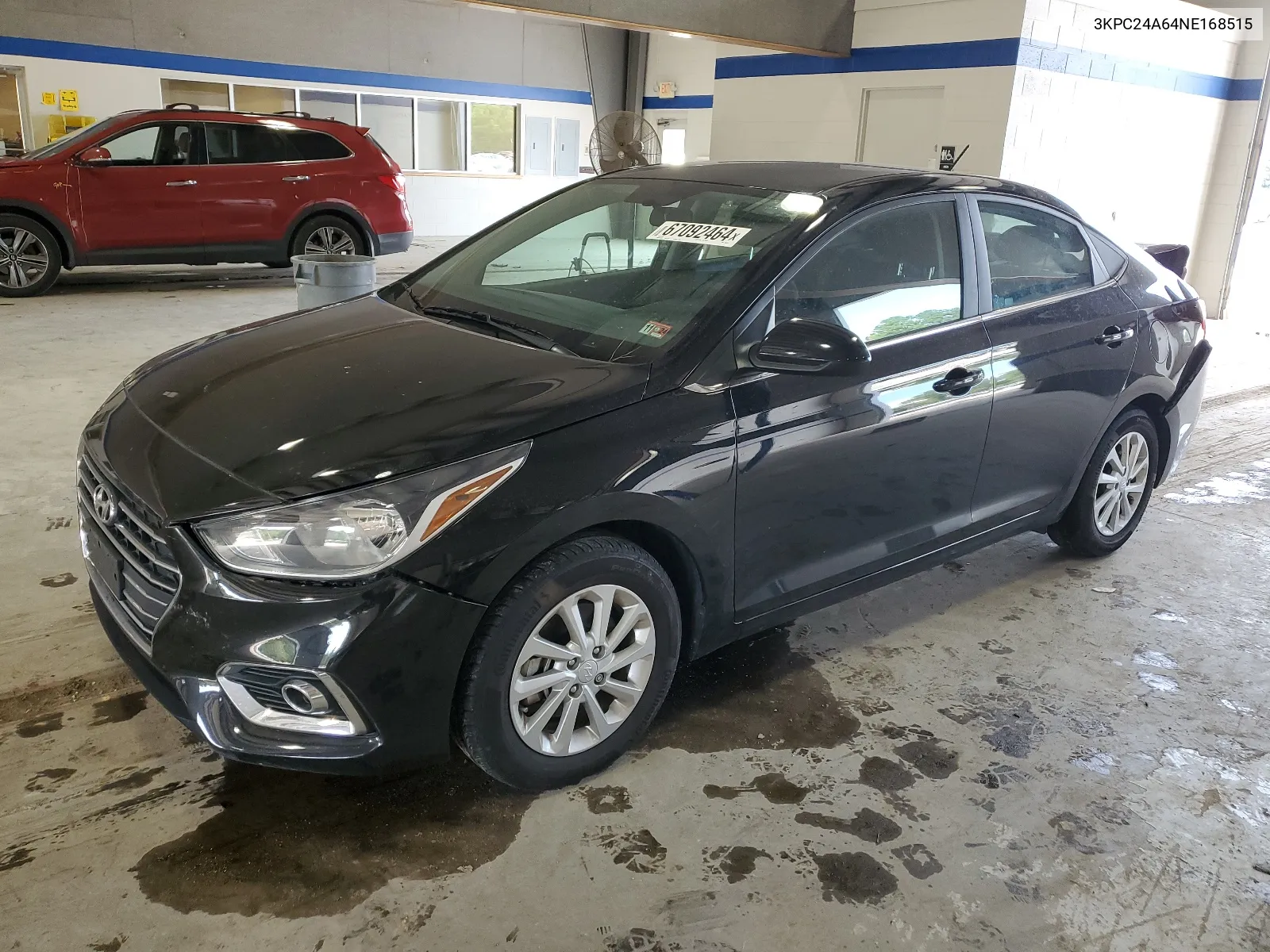 2022 Hyundai Accent Se VIN: 3KPC24A64NE168515 Lot: 67092464