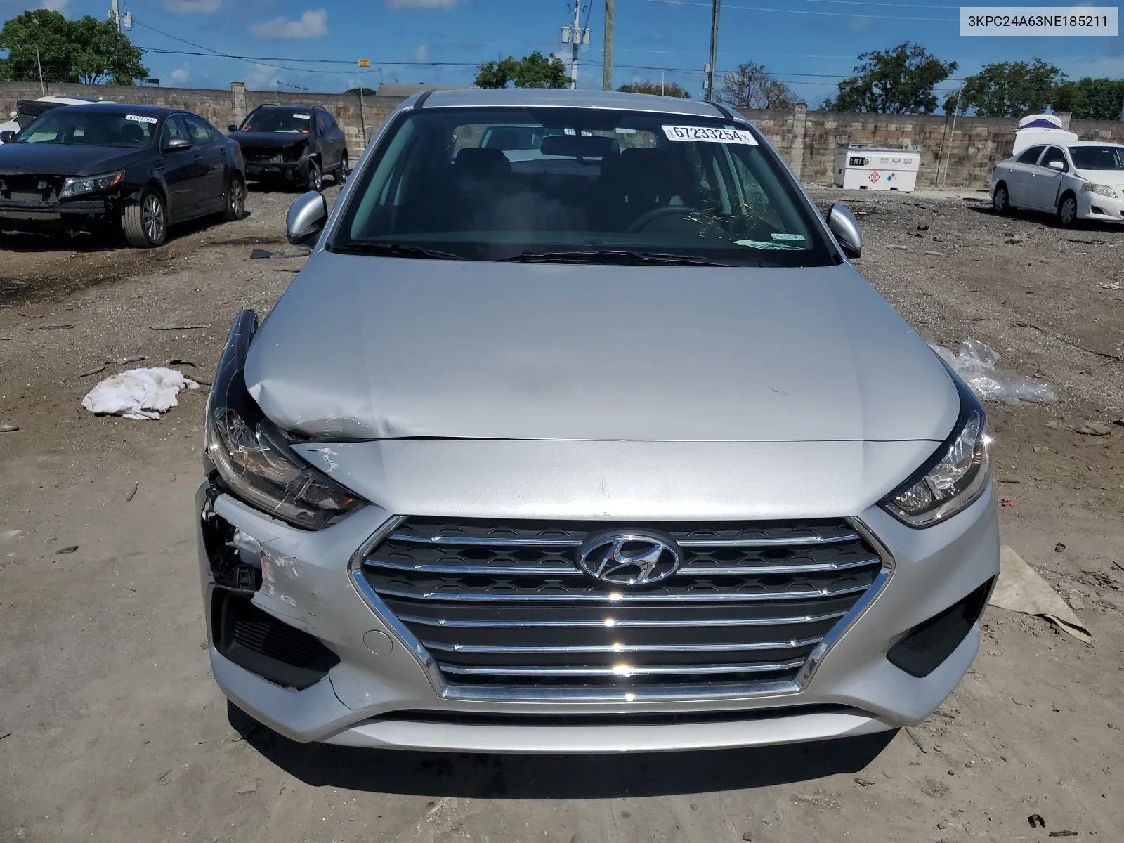 3KPC24A63NE185211 2022 Hyundai Accent Se