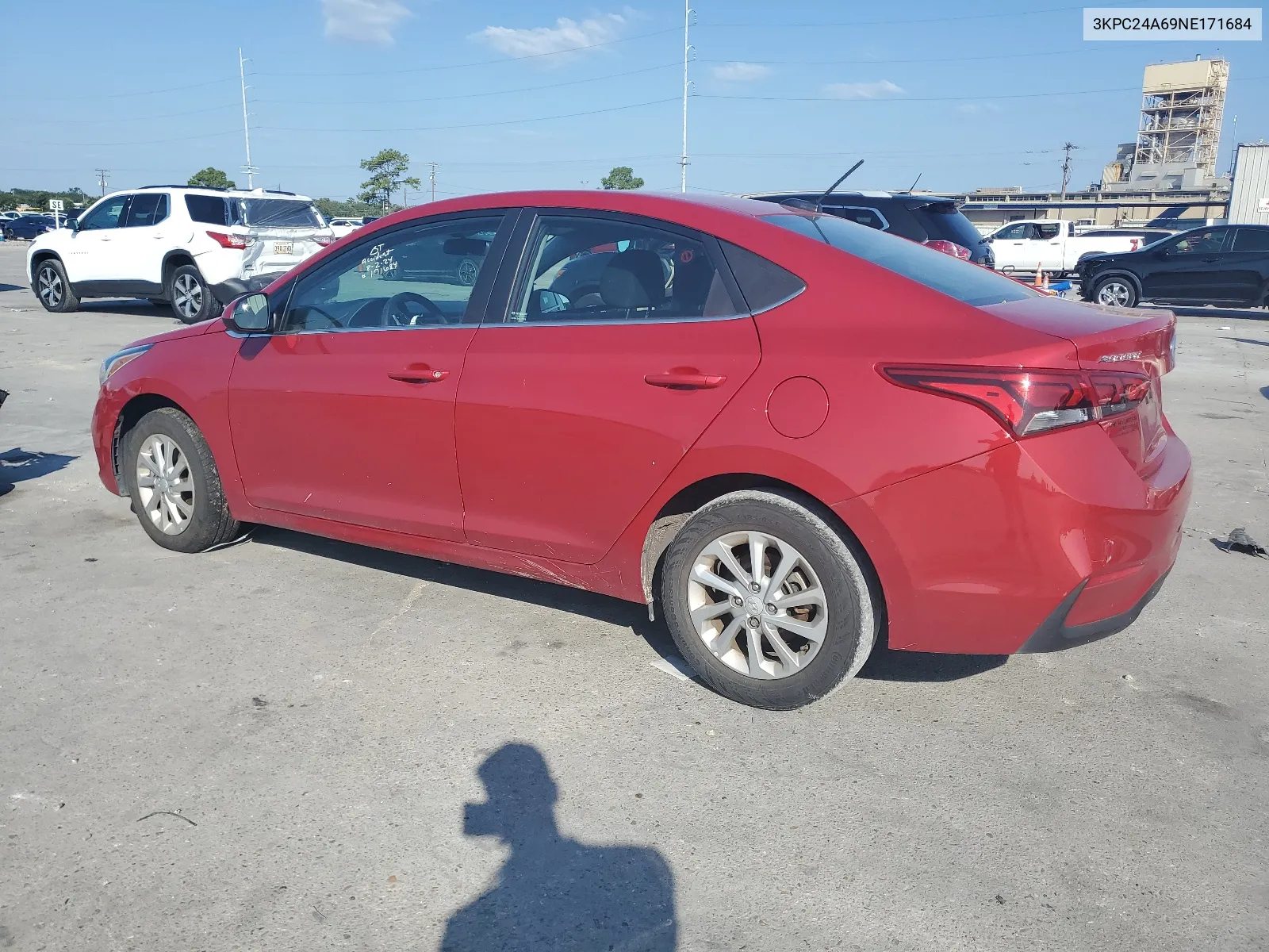 2022 Hyundai Accent Se VIN: 3KPC24A69NE171684 Lot: 67660234