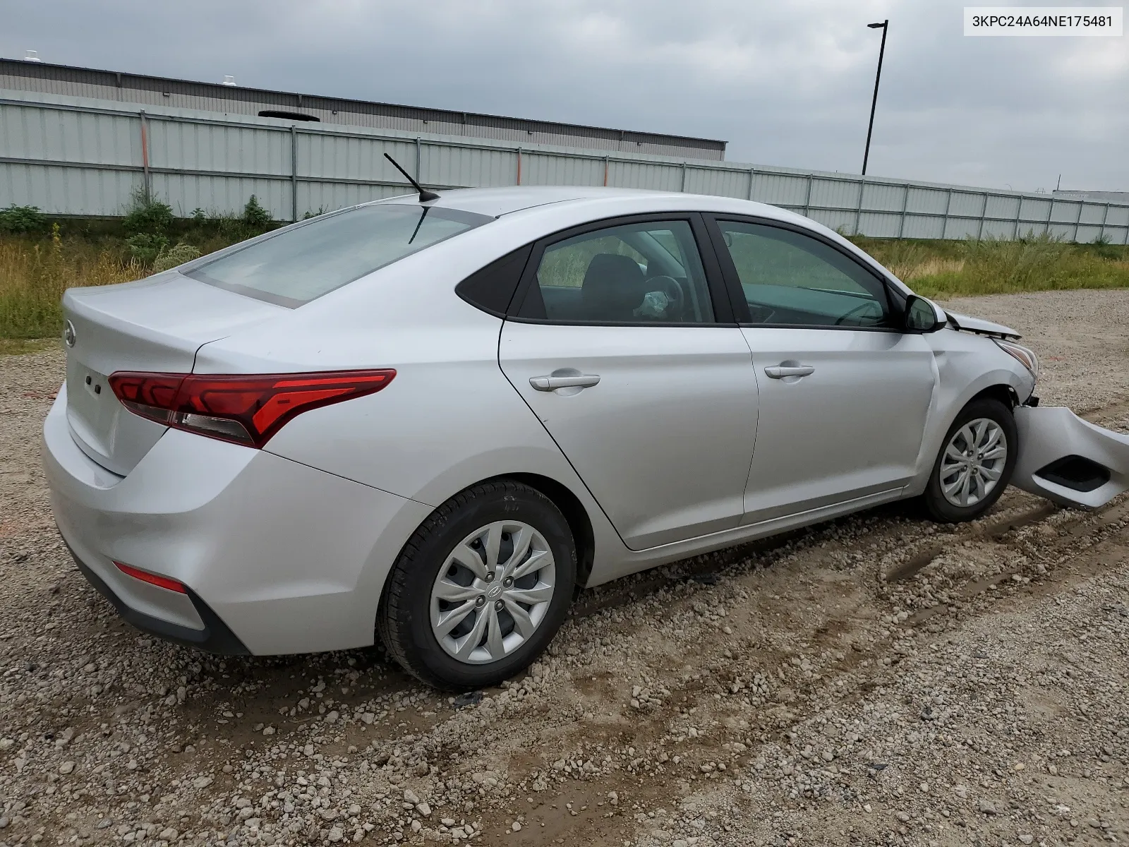 2022 Hyundai Accent Se VIN: 3KPC24A64NE175481 Lot: 67725774