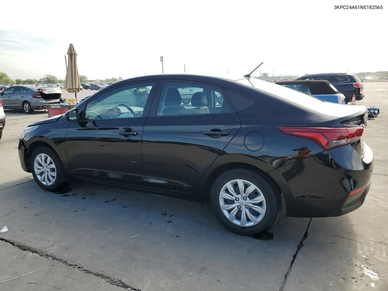 2022 Hyundai Accent Se VIN: 3KPC24A61NE182565 Lot: 67732004