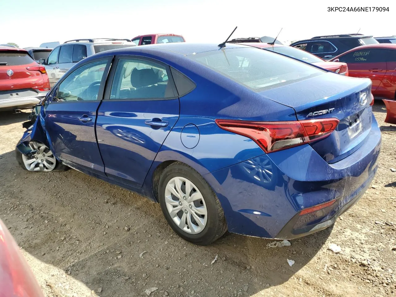 3KPC24A66NE179094 2022 Hyundai Accent Se