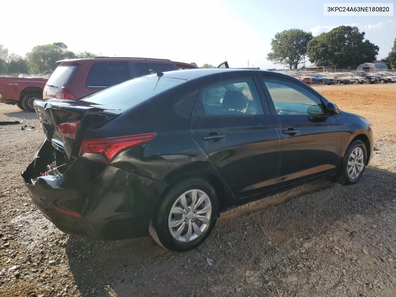 3KPC24A63NE180820 2022 Hyundai Accent Se