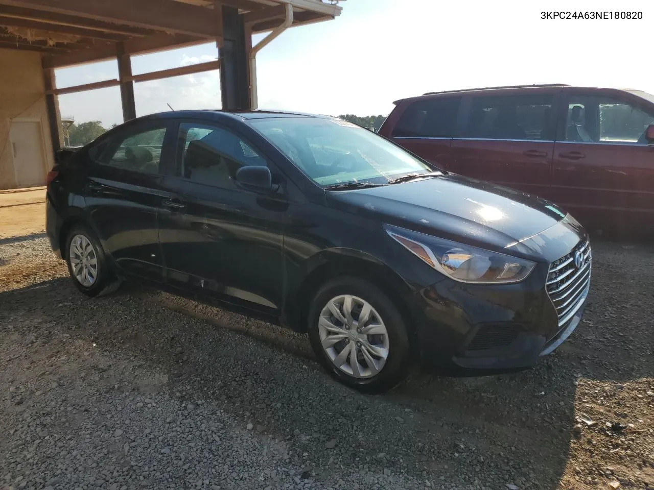 2022 Hyundai Accent Se VIN: 3KPC24A63NE180820 Lot: 68301434