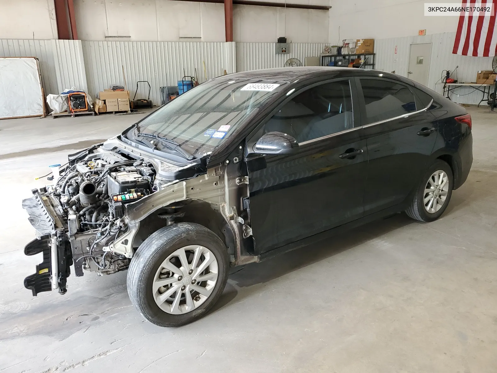 3KPC24A66NE170492 2022 Hyundai Accent Se