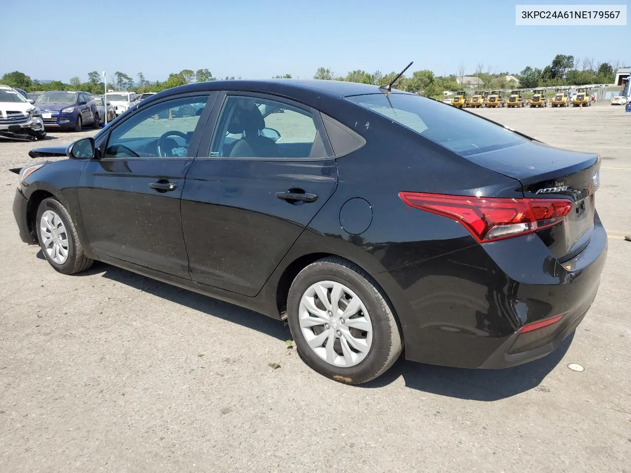 2022 Hyundai Accent Se VIN: 3KPC24A61NE179567 Lot: 68985164