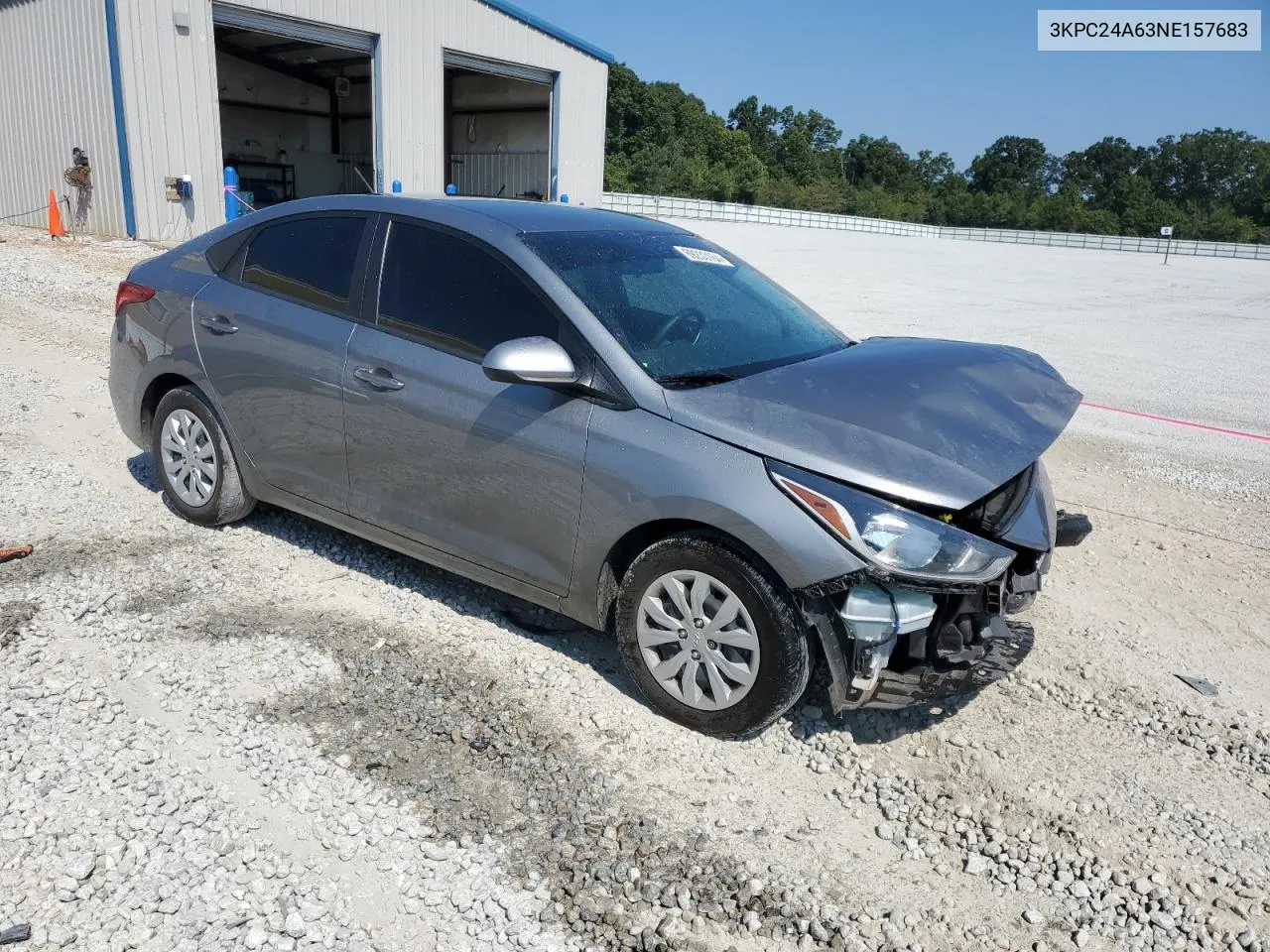 2022 Hyundai Accent Se VIN: 3KPC24A63NE157683 Lot: 69233164