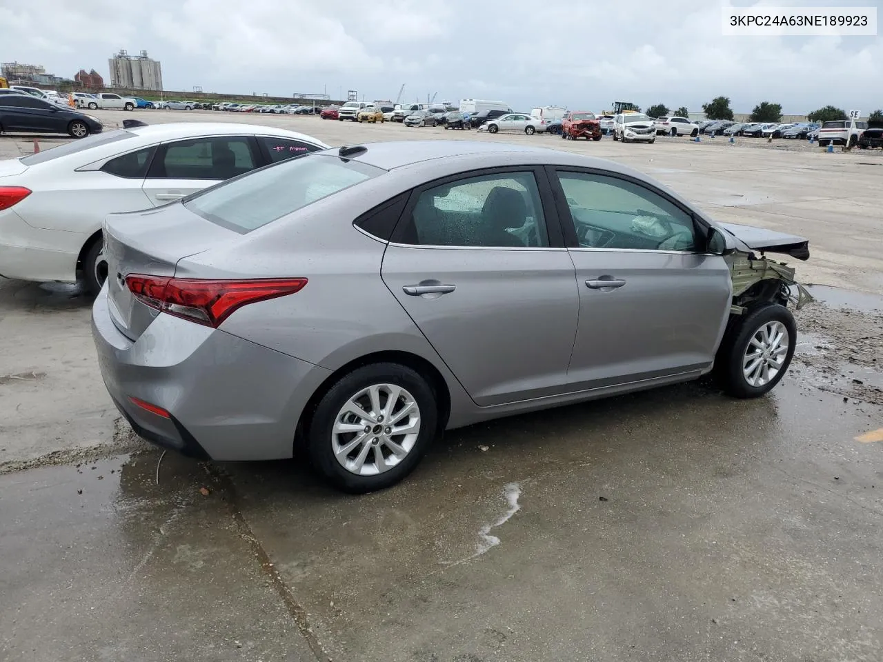 2022 Hyundai Accent Se VIN: 3KPC24A63NE189923 Lot: 69606784