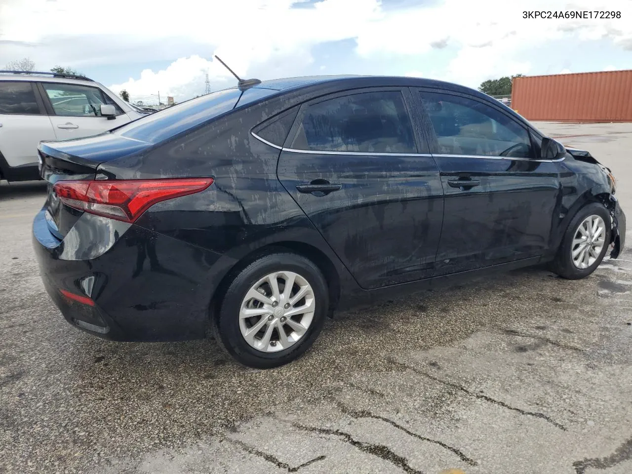 2022 Hyundai Accent Se VIN: 3KPC24A69NE172298 Lot: 69660814