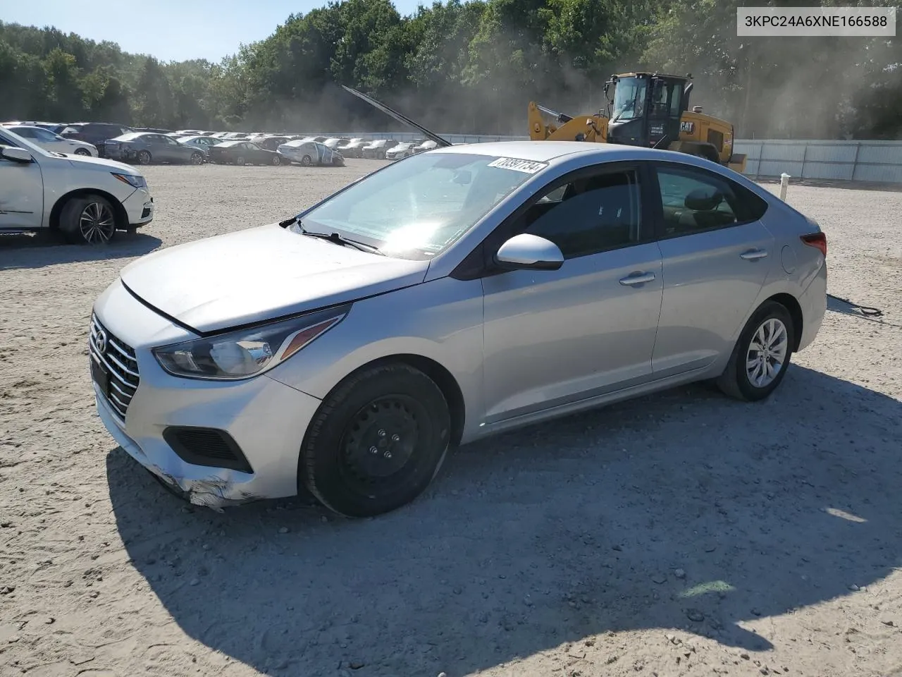 3KPC24A6XNE166588 2022 Hyundai Accent Se