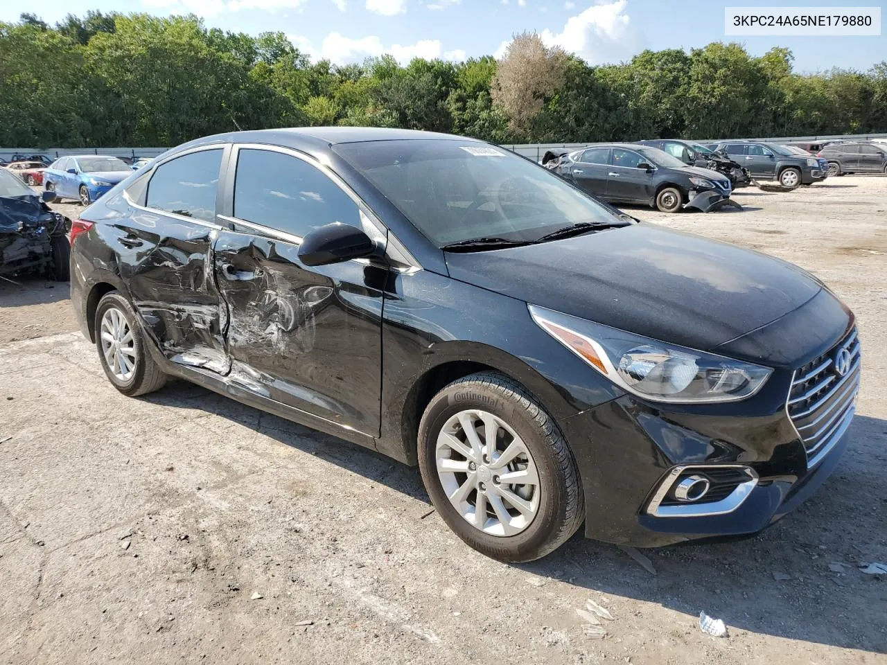 3KPC24A65NE179880 2022 Hyundai Accent Se