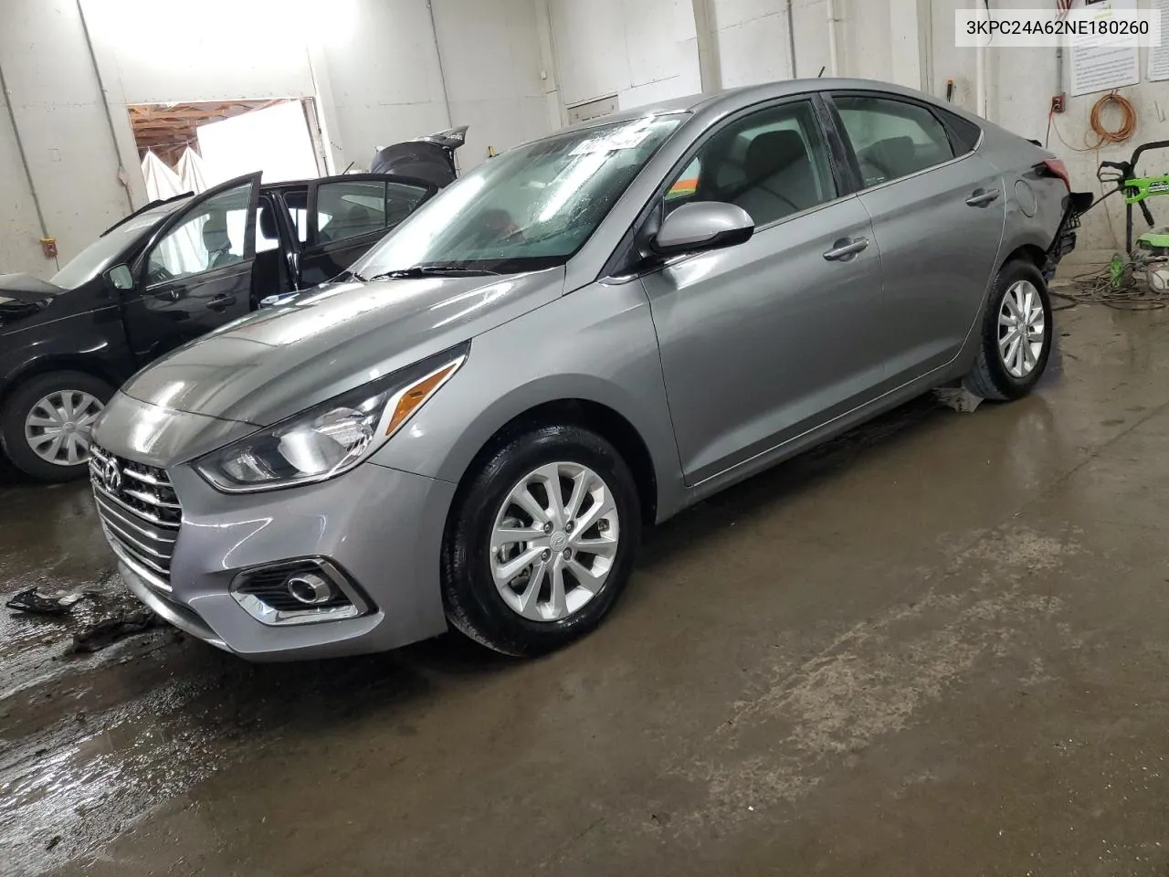 2022 Hyundai Accent Se VIN: 3KPC24A62NE180260 Lot: 70703484