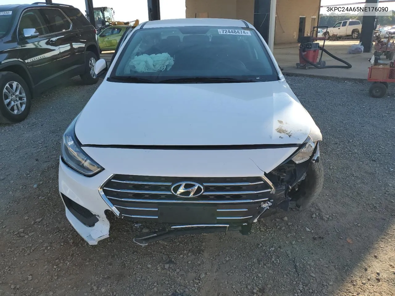 2022 Hyundai Accent Se VIN: 3KPC24A65NE176090 Lot: 72448474