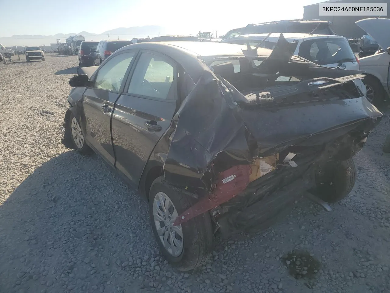 2022 Hyundai Accent Se VIN: 3KPC24A60NE185036 Lot: 73391924