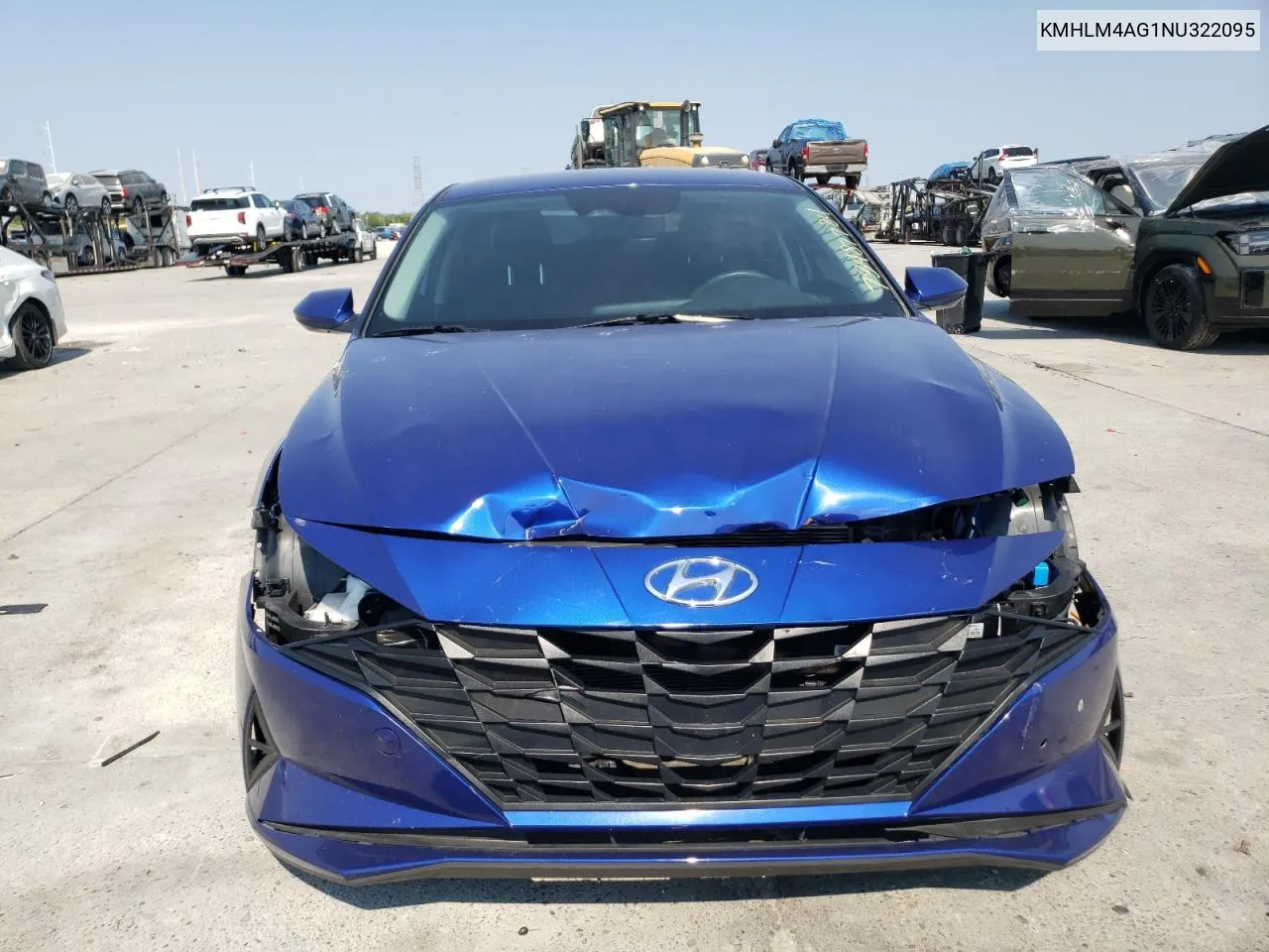 2022 Hyundai Elantra Sel VIN: KMHLM4AG1NU322095 Lot: 73487784