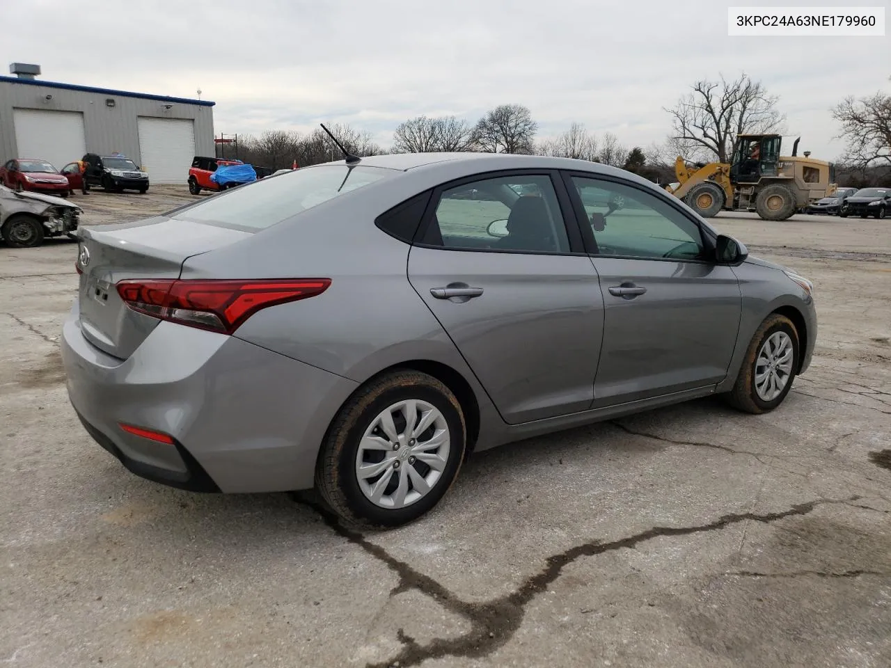 2022 Hyundai Accent Se VIN: 3KPC24A63NE179960 Lot: 73750924