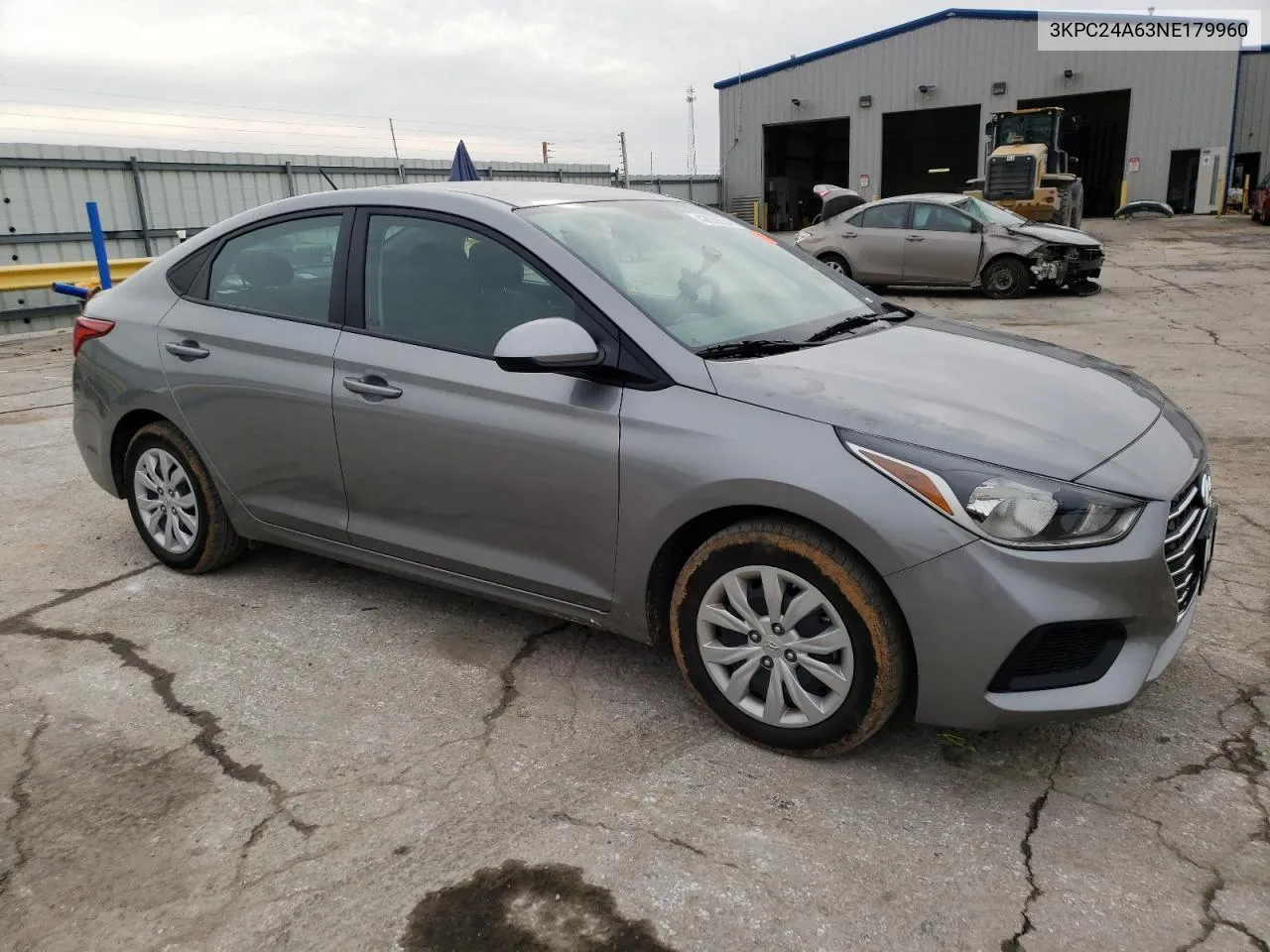 2022 Hyundai Accent Se VIN: 3KPC24A63NE179960 Lot: 73750924