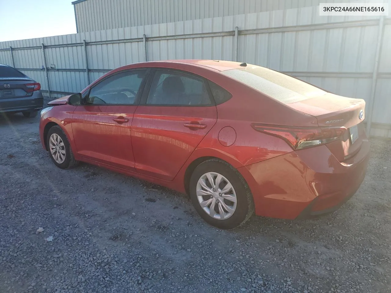 3KPC24A66NE165616 2022 Hyundai Accent Se