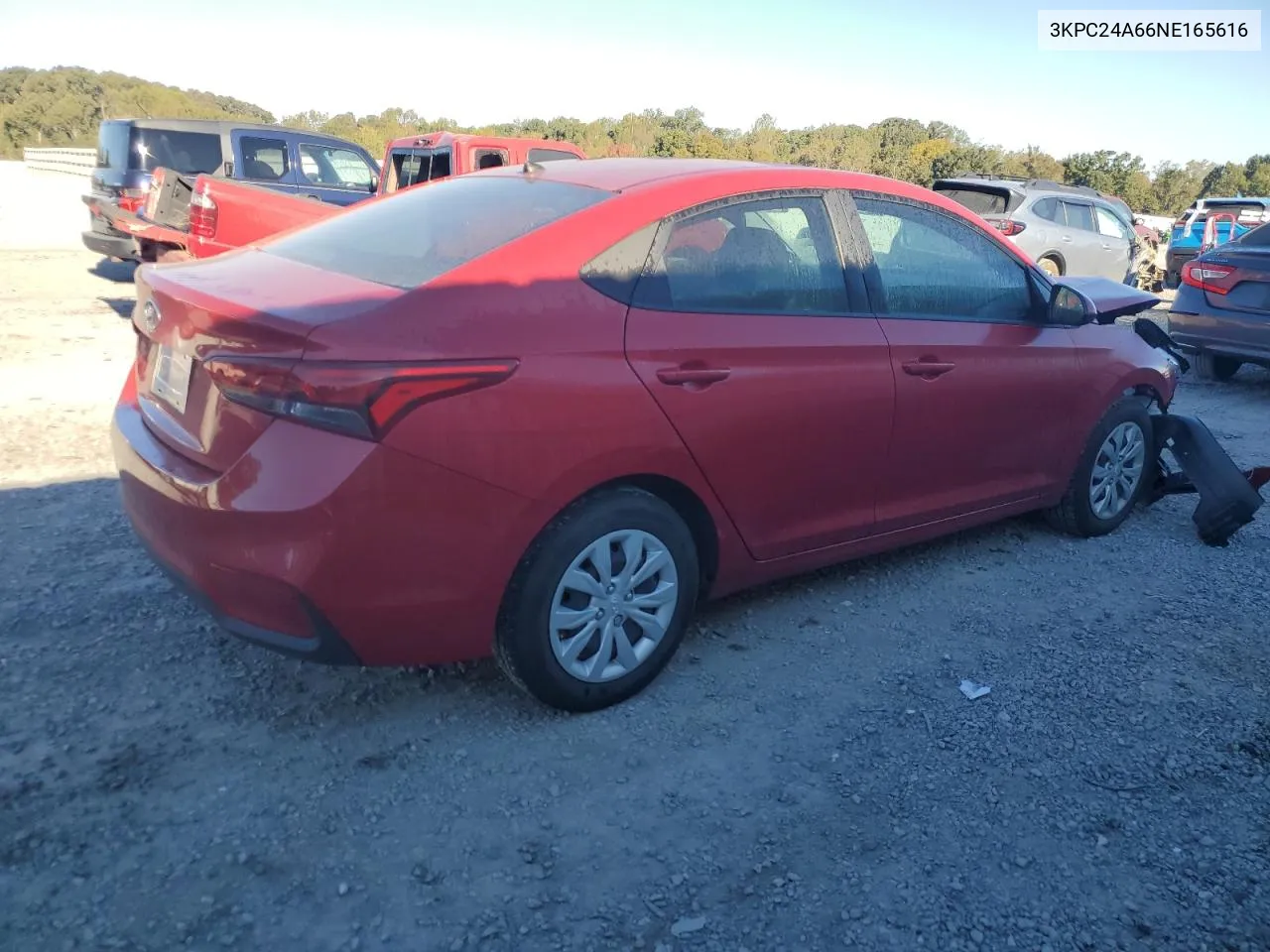 3KPC24A66NE165616 2022 Hyundai Accent Se