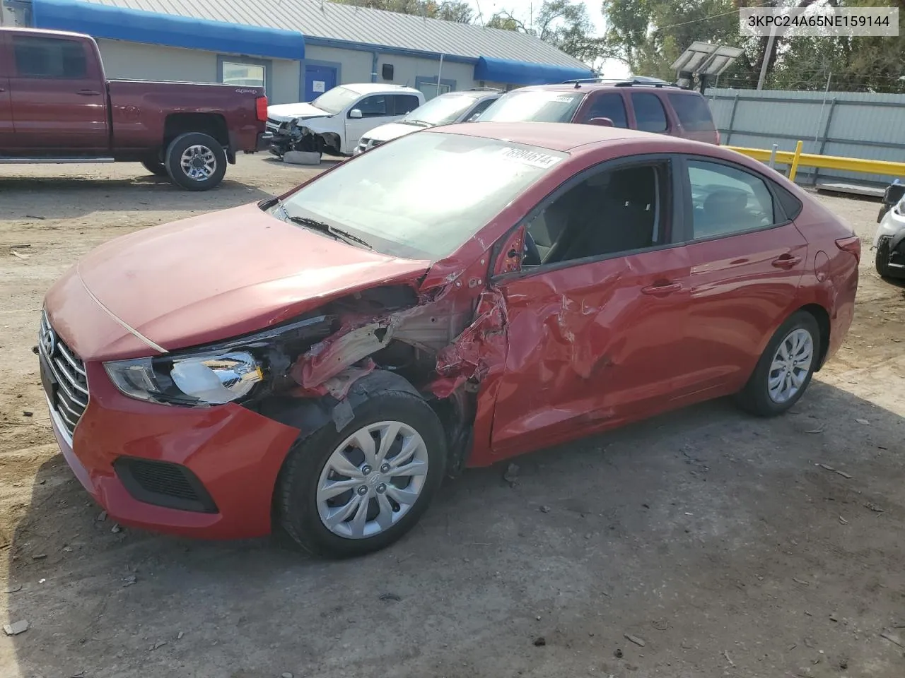 3KPC24A65NE159144 2022 Hyundai Accent Se