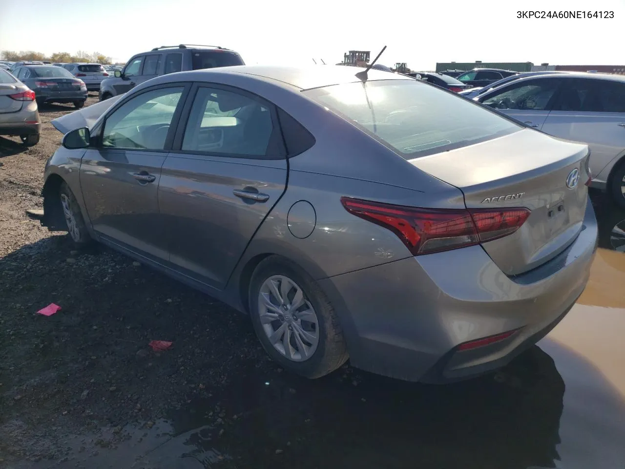 2022 Hyundai Accent Se VIN: 3KPC24A60NE164123 Lot: 77658384