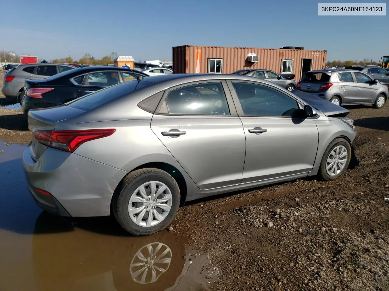 2022 Hyundai Accent Se VIN: 3KPC24A60NE164123 Lot: 77658384