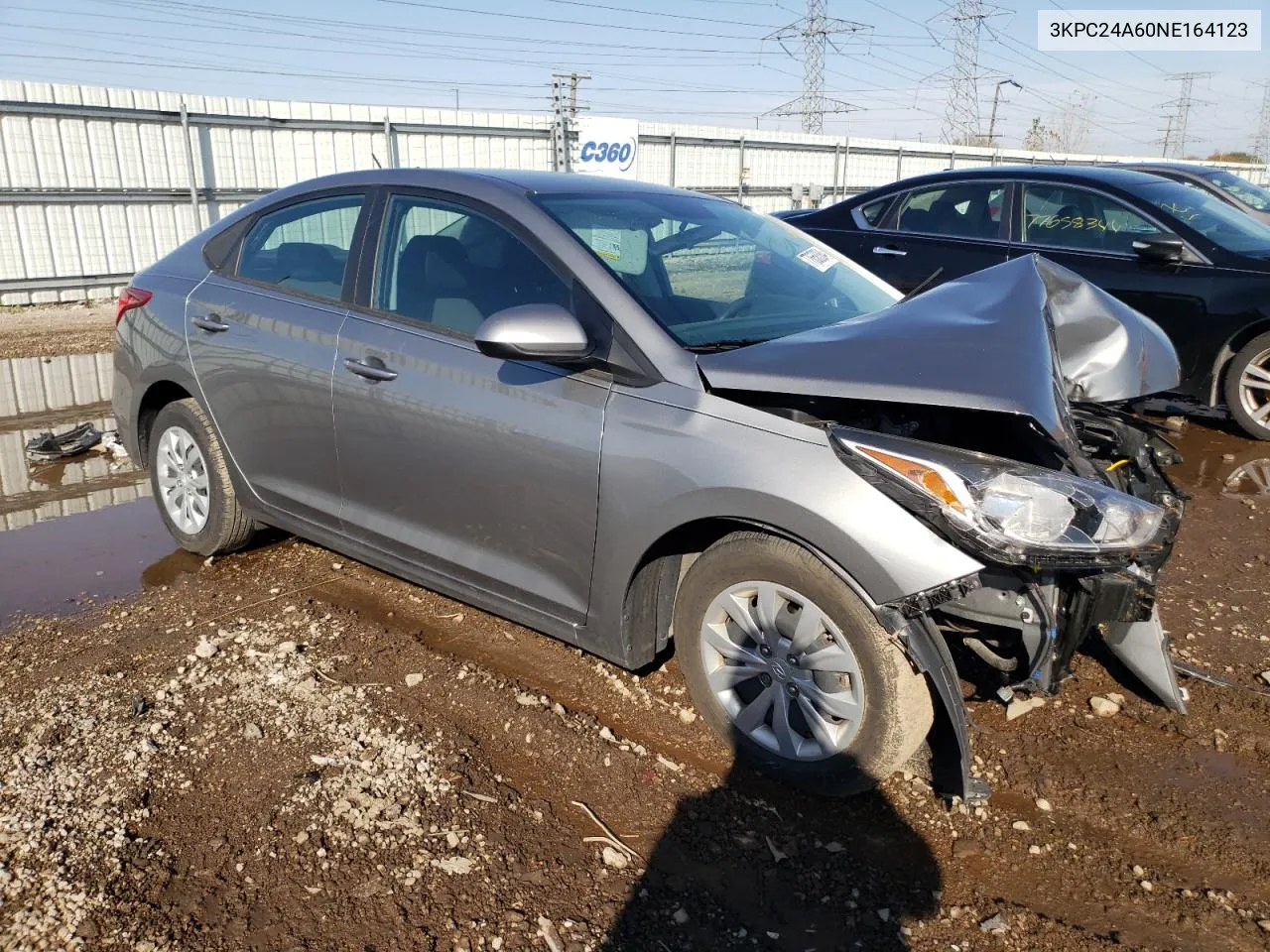 3KPC24A60NE164123 2022 Hyundai Accent Se