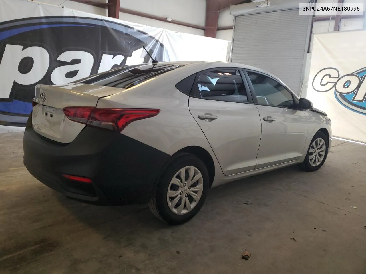 2022 Hyundai Accent Se VIN: 3KPC24A67NE180996 Lot: 78592304