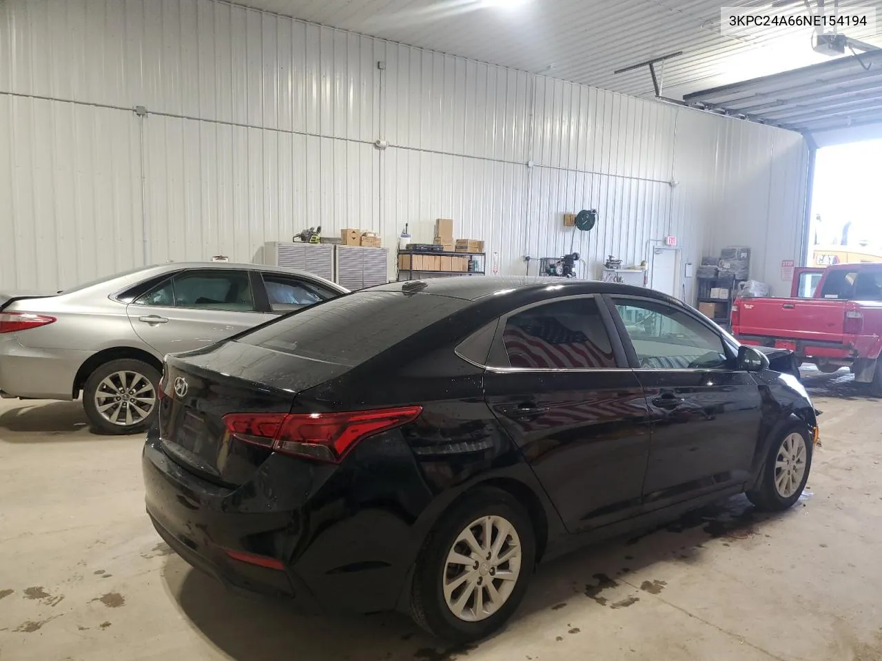 2022 Hyundai Accent Se VIN: 3KPC24A66NE154194 Lot: 79323404