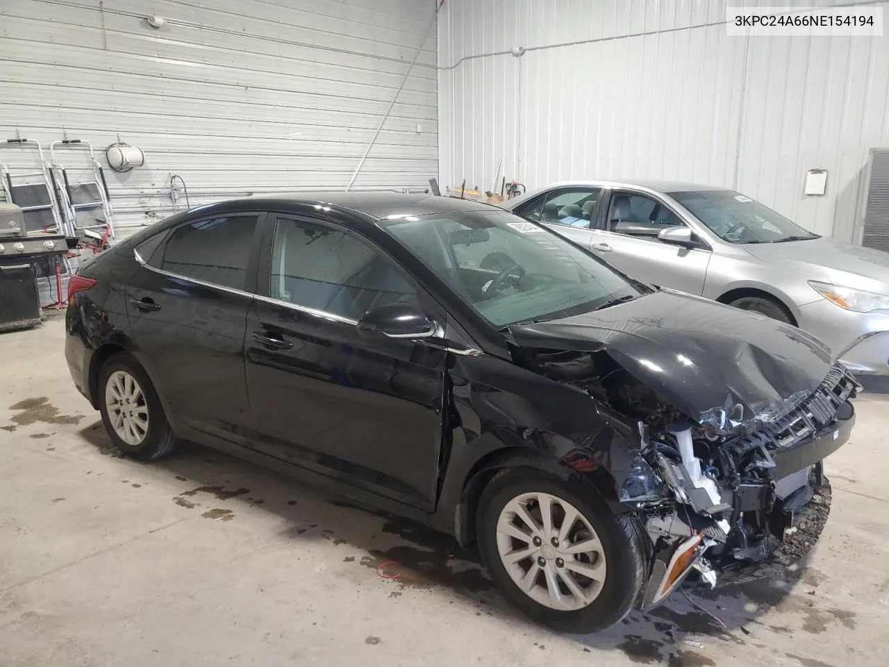 2022 Hyundai Accent Se VIN: 3KPC24A66NE154194 Lot: 79323404