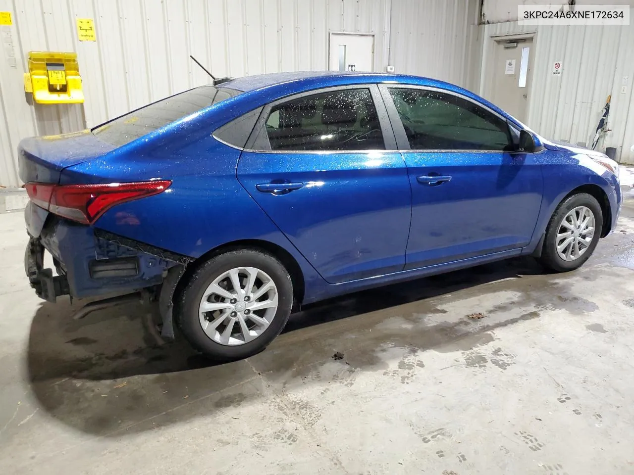 2022 Hyundai Accent Se VIN: 3KPC24A6XNE172634 Lot: 79384794