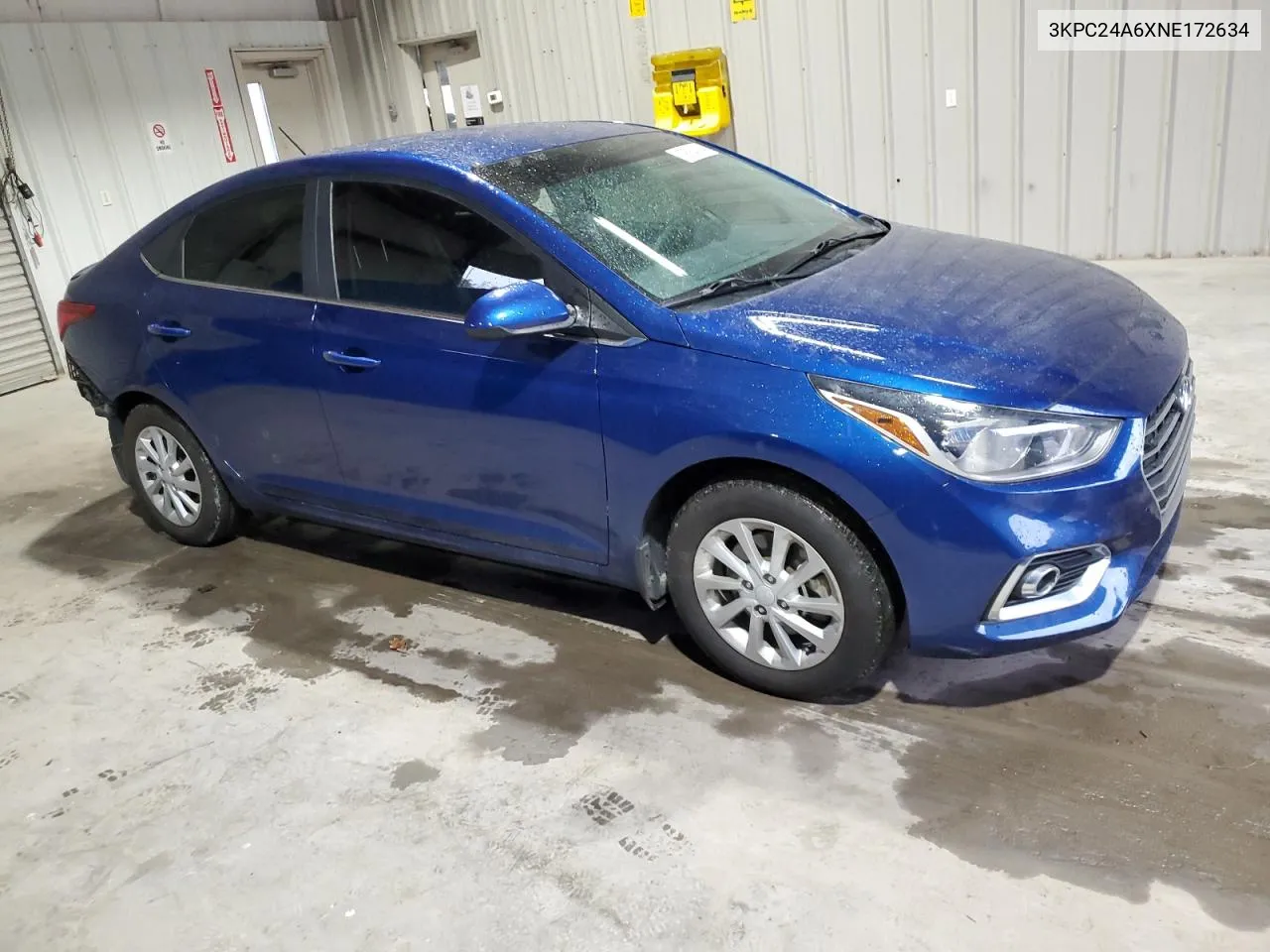 2022 Hyundai Accent Se VIN: 3KPC24A6XNE172634 Lot: 79384794