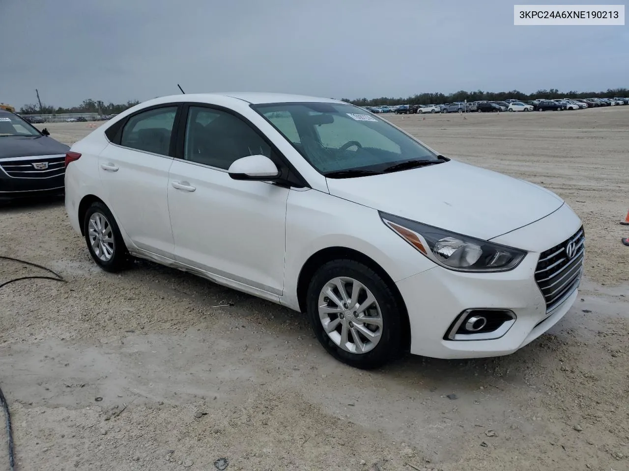 2022 Hyundai Accent Se VIN: 3KPC24A6XNE190213 Lot: 79387274