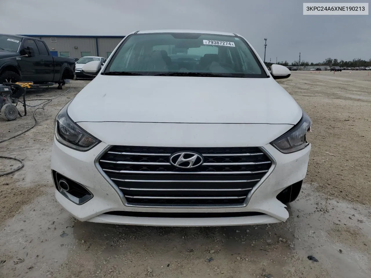 2022 Hyundai Accent Se VIN: 3KPC24A6XNE190213 Lot: 79387274