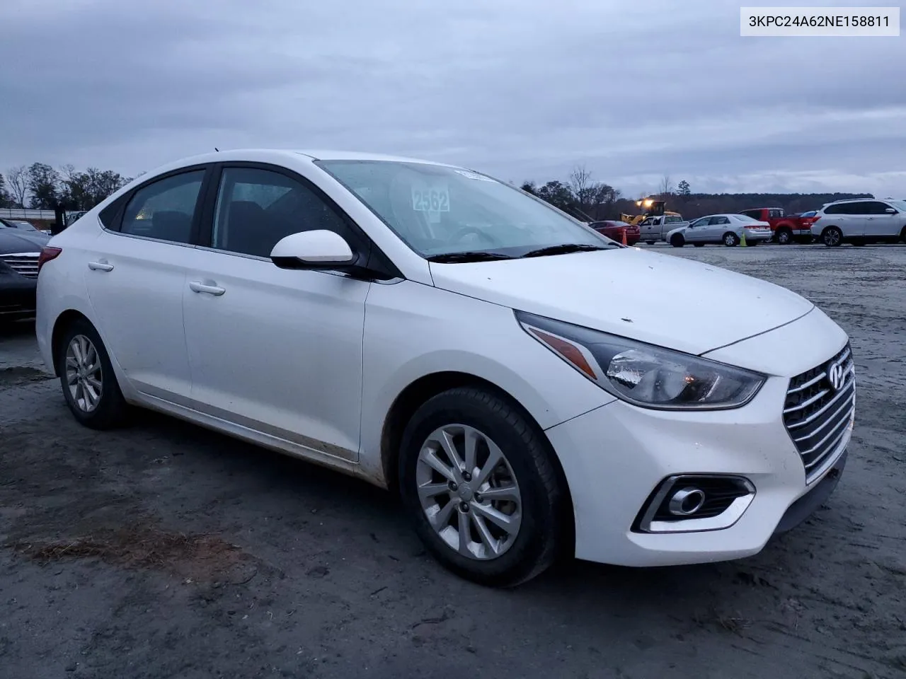 2022 Hyundai Accent Se VIN: 3KPC24A62NE158811 Lot: 81268874