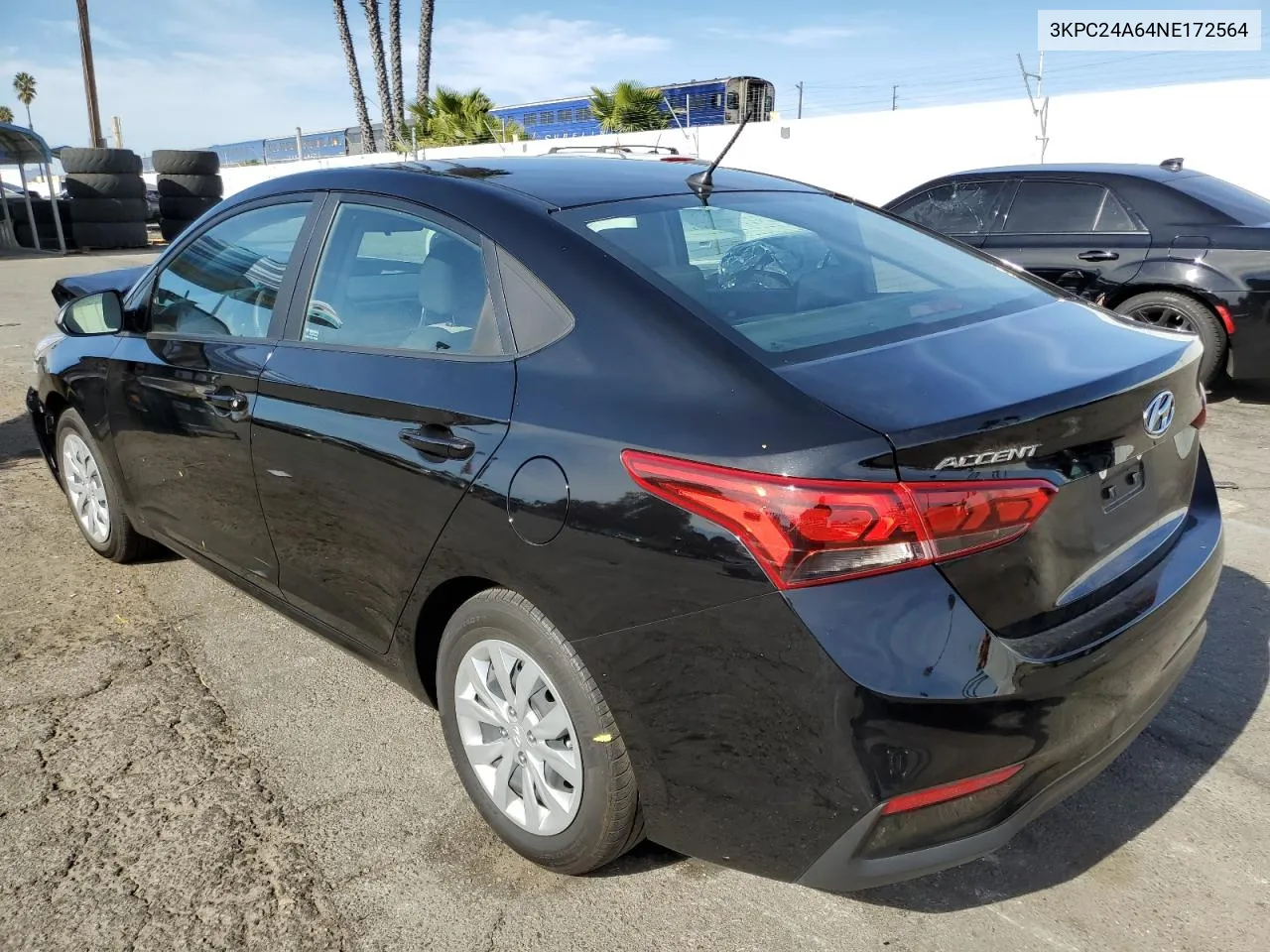 2022 Hyundai Accent Se VIN: 3KPC24A64NE172564 Lot: 81567784